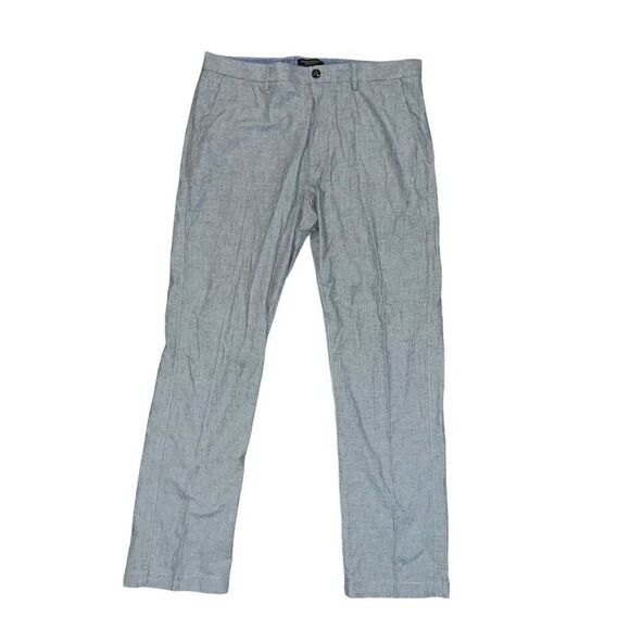 BANANA REPUBLIC Grey Kentfield Pant Size 35 X 32 - Picture 2 of 7